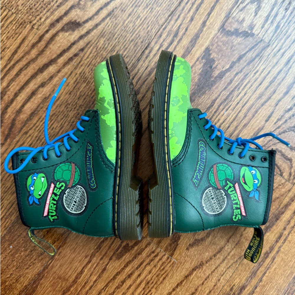 Doc Martens 1460 Teenage Mutant Ninja Turtles Leonardo Boots 10 - Picture 5 of 15